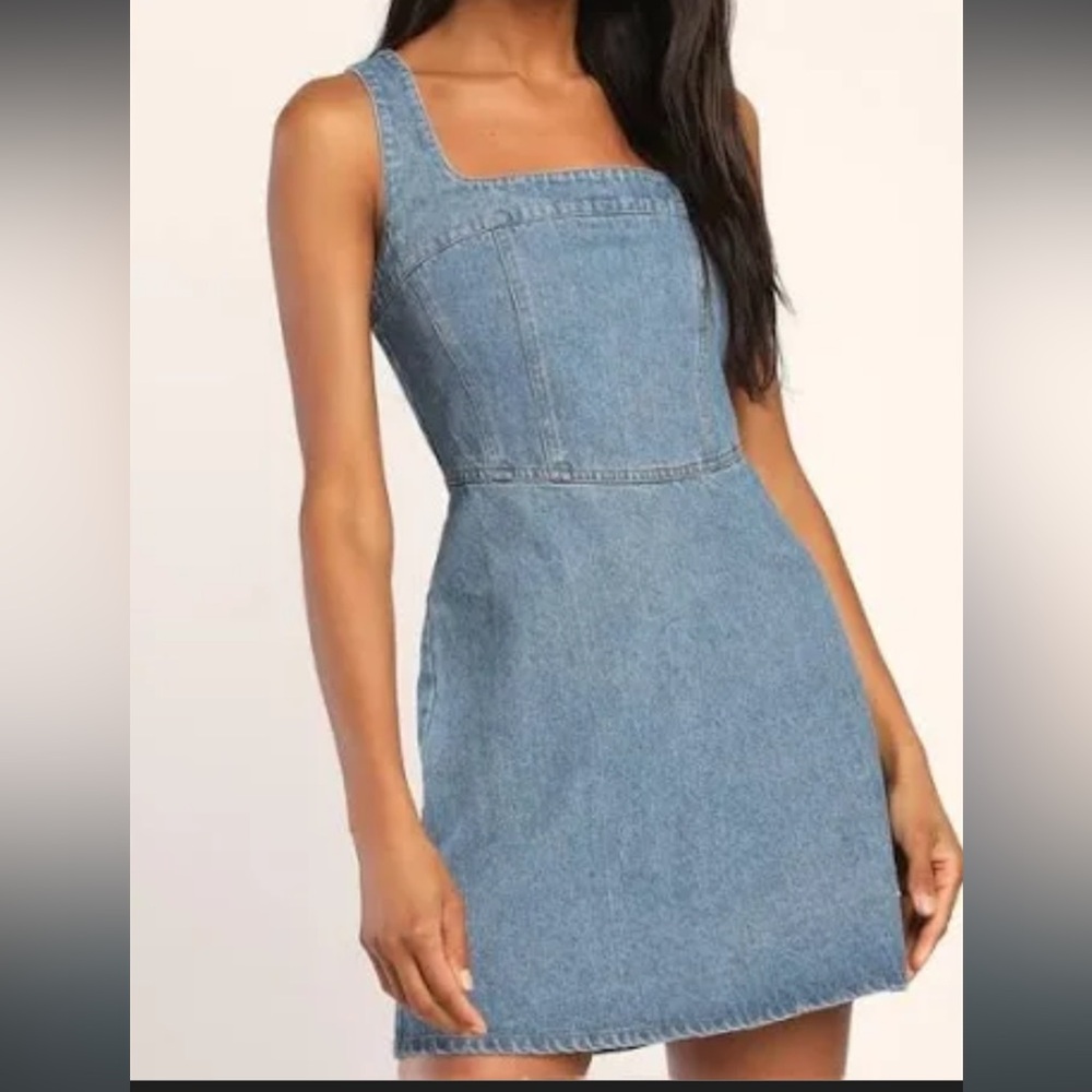 Lulu's Blue Mini Dress